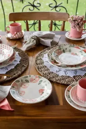 Jogo de Jantar e Chá Oxford Holambra em Porcelana – 20 Peças, foto 4