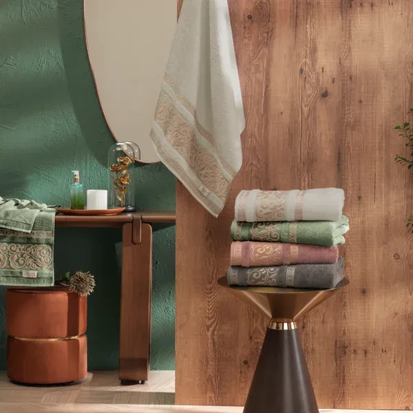 Jogo de Toalhas 2 Peças Fio Penteado Appel Home La Vie – 100% Algodão – Cinza, foto 3