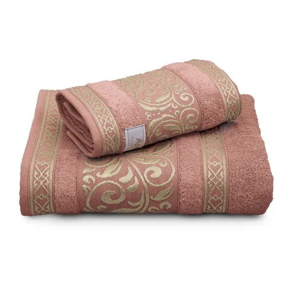 Jogo de Toalhas 2 Peças Fio Penteado Appel Home La Vie – 100% Algodão – Rose Gold