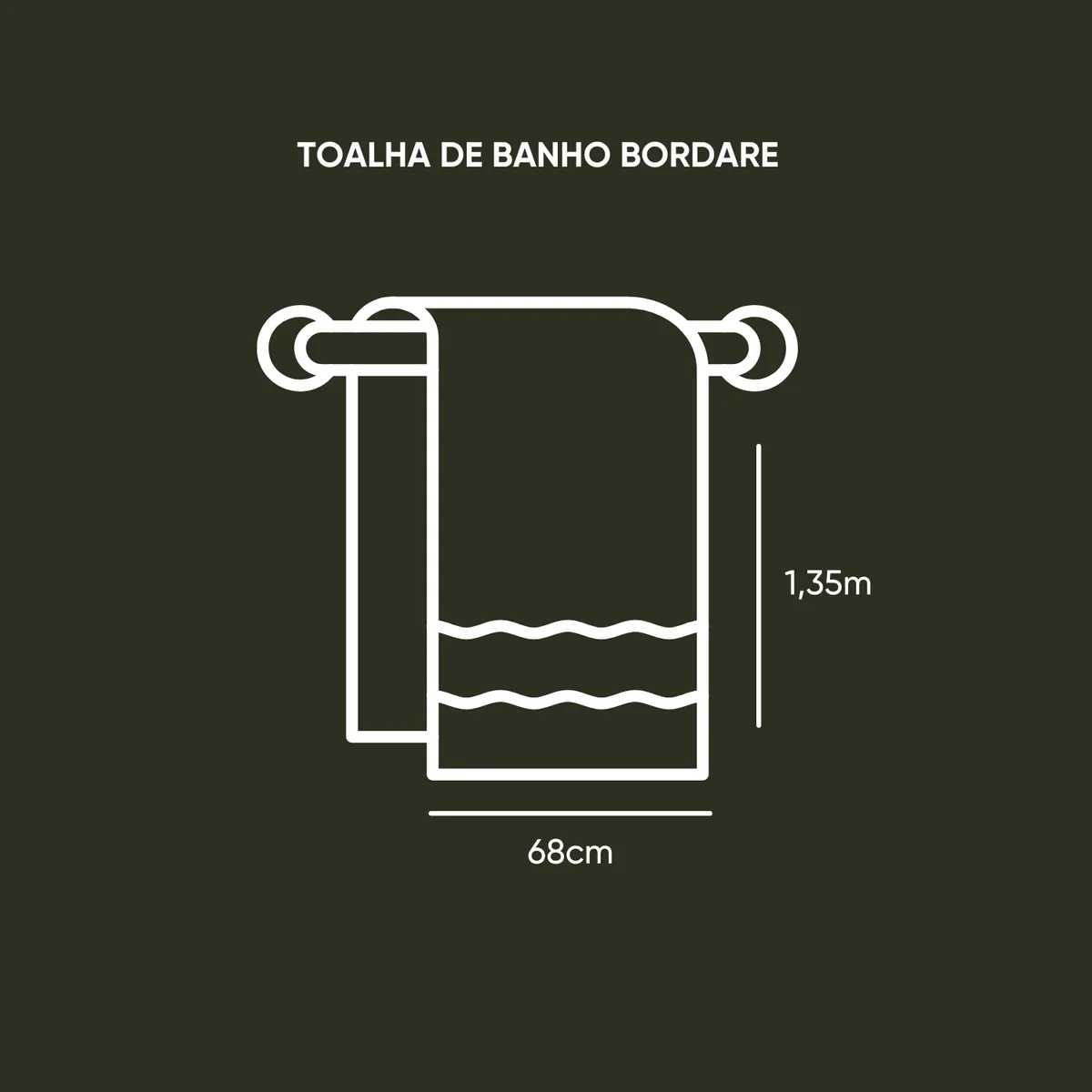 Toalha de Banho Charme Appel Home – 100% Algodão – Azul Recanto, foto 4