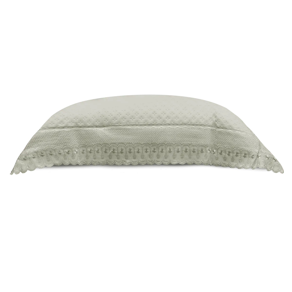 Porta Travesseiro Avulso com Renda Bordare Premium Appel Home – Orvalho