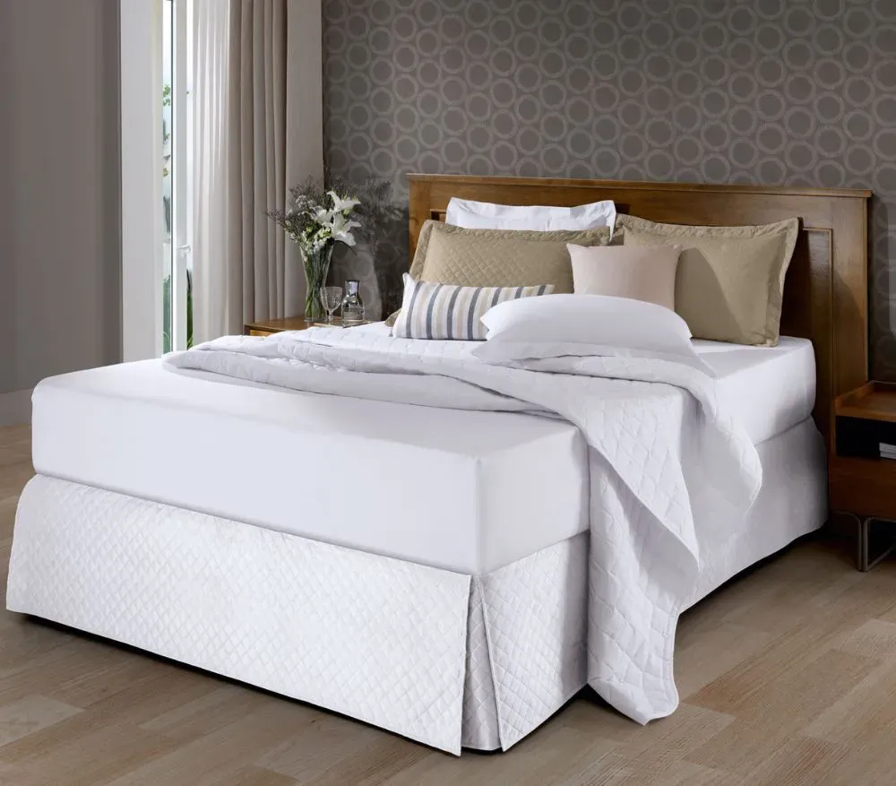Saia Box Matelassada Casal Appel Home – Tecnologia Ultrabonding – Branco, foto 3