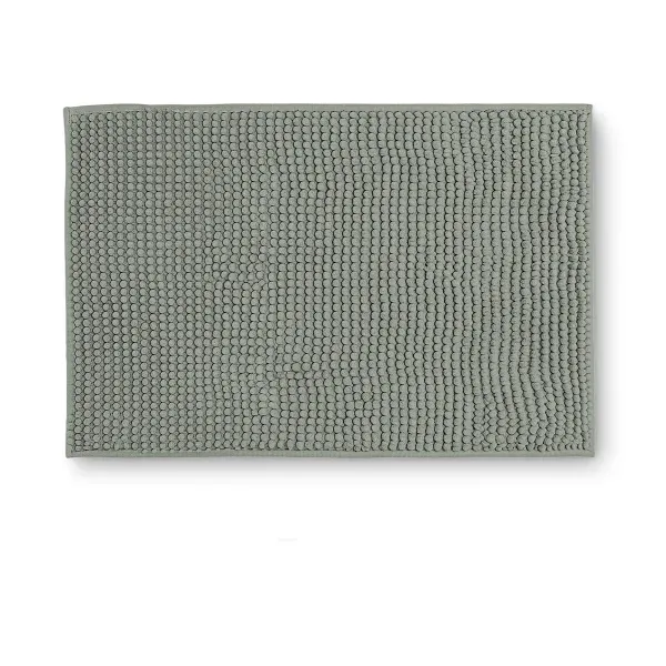 Tapete Antiderrapante Banheiro Popcorn Appel Home Microfibra 50cm x 70cm – Prata
