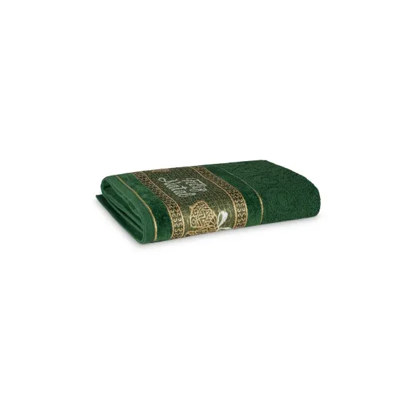 Toalha de Rosto Appel Home Natalina Barra Jacquard – 91% Algodão 45cm x 68cm – Natal Verde