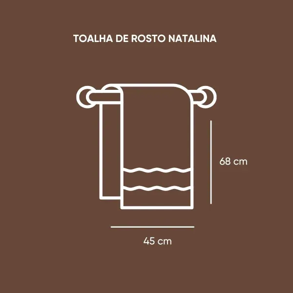 Toalha de Rosto Appel Home Natalina Barra Jacquard – 91% Algodão 45cm x 68cm – Natal Verde, foto 4