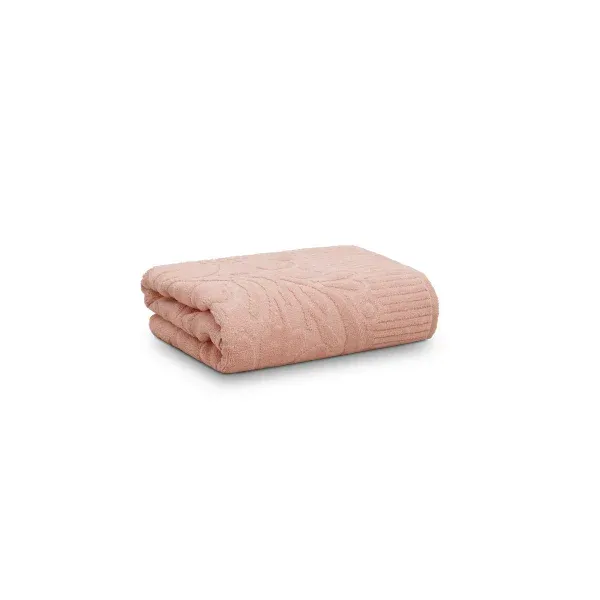 Toalha de Rosto Aveludada Appel Home Velvet Flower – 100% Algodão 50cm x 75cm – Rosa Antigo