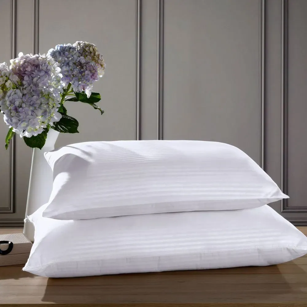 Travesseiro Maquinetado Suporte Extra Firme 250 Fios – 50cm x 70cm – Branco